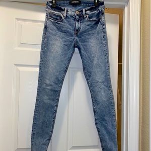 Express Dark Wash Jeans, size 2R